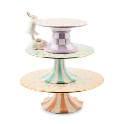 Posie Patch Ceramic Dessert Plates, Set of 4