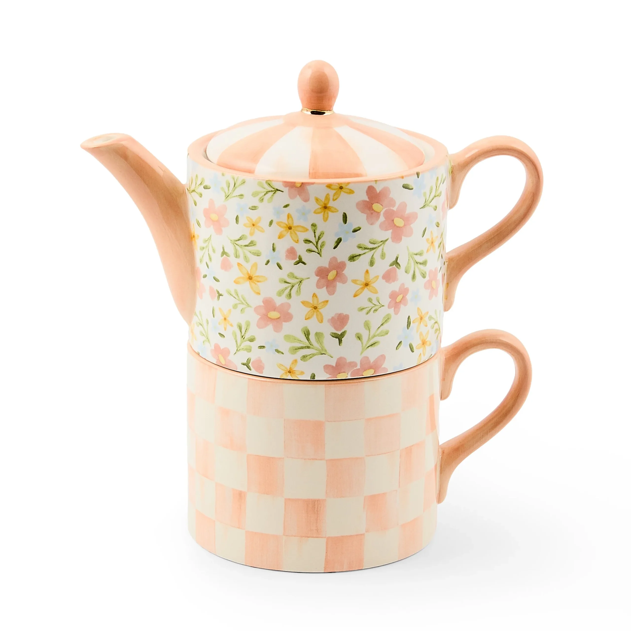 Posie Patch Ceramic Tea For Me
