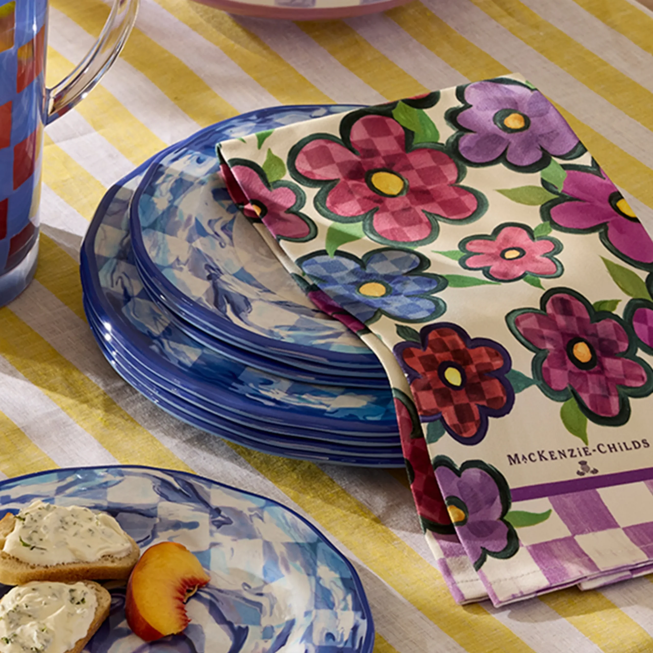 Posy Printed Dish Towel
