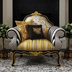 Queen Bee Black Throw Pillow