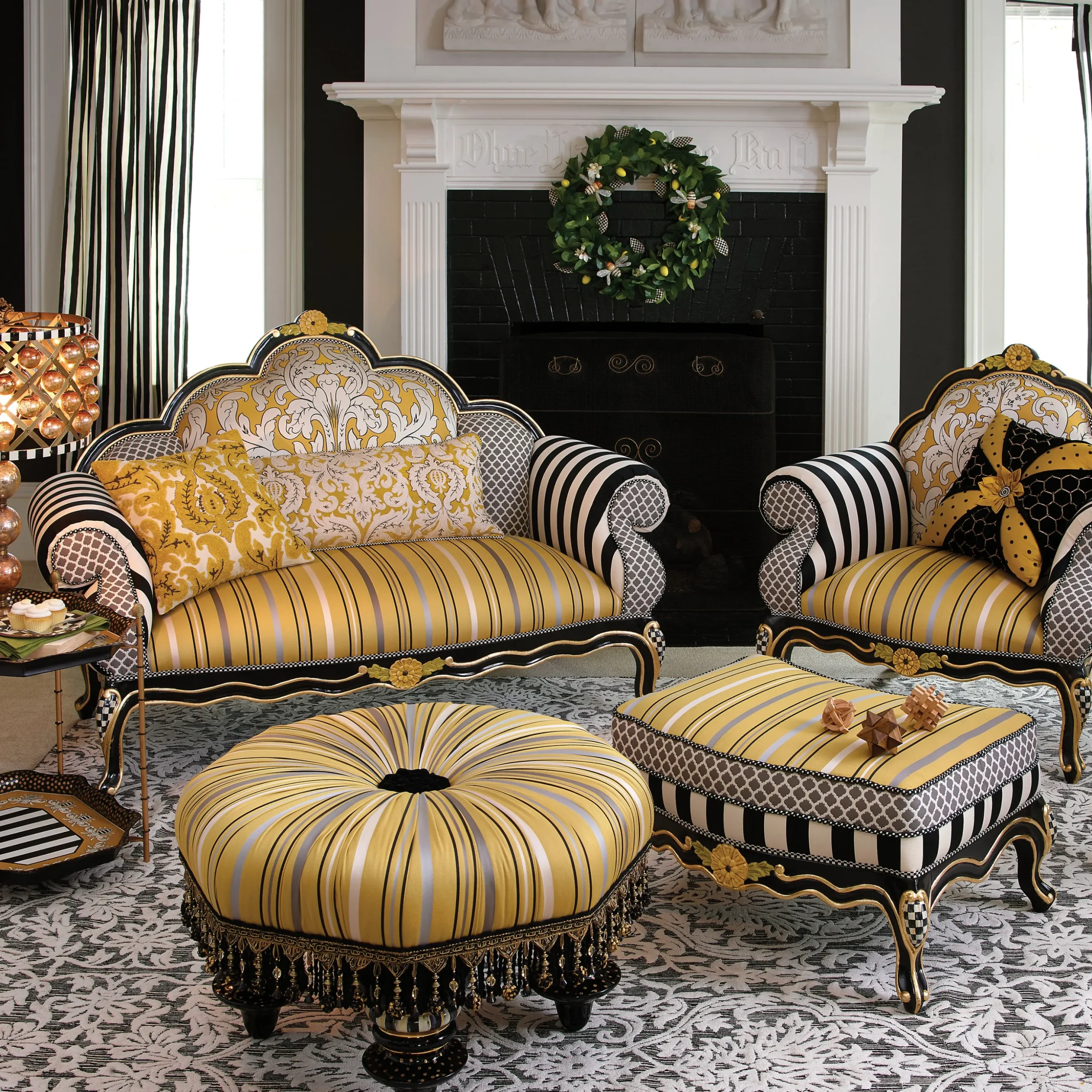 Queen Bee Ottoman