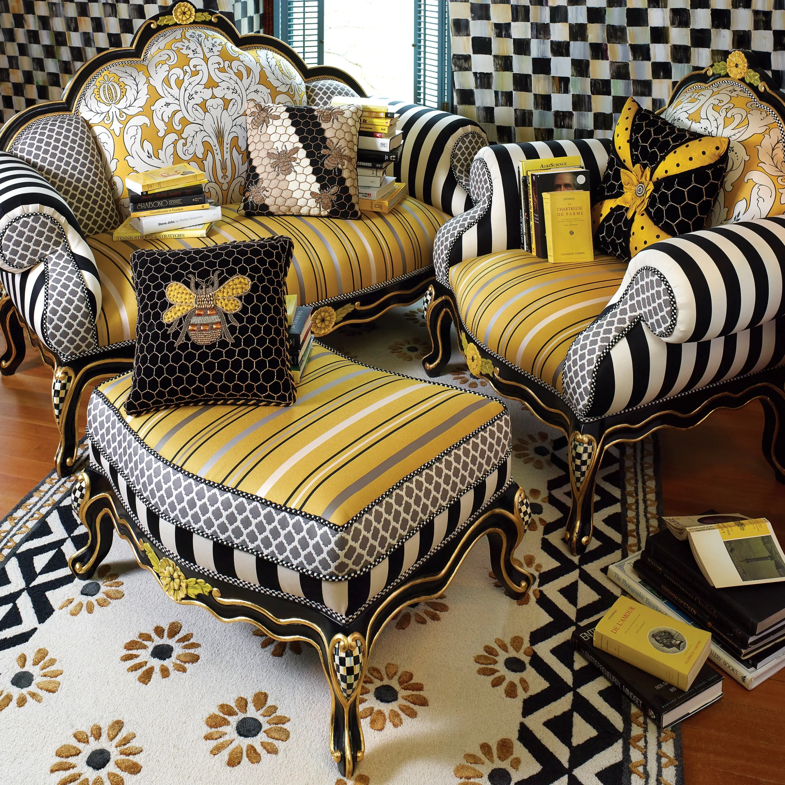 Queen Bee Ottoman