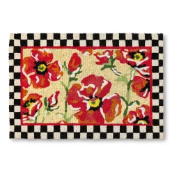 Red Poppies Entrance Mat