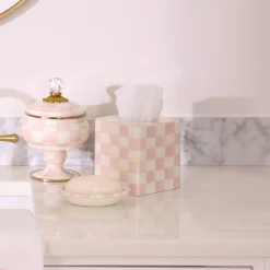 Rosy Check Boutique Tissue Box Cover