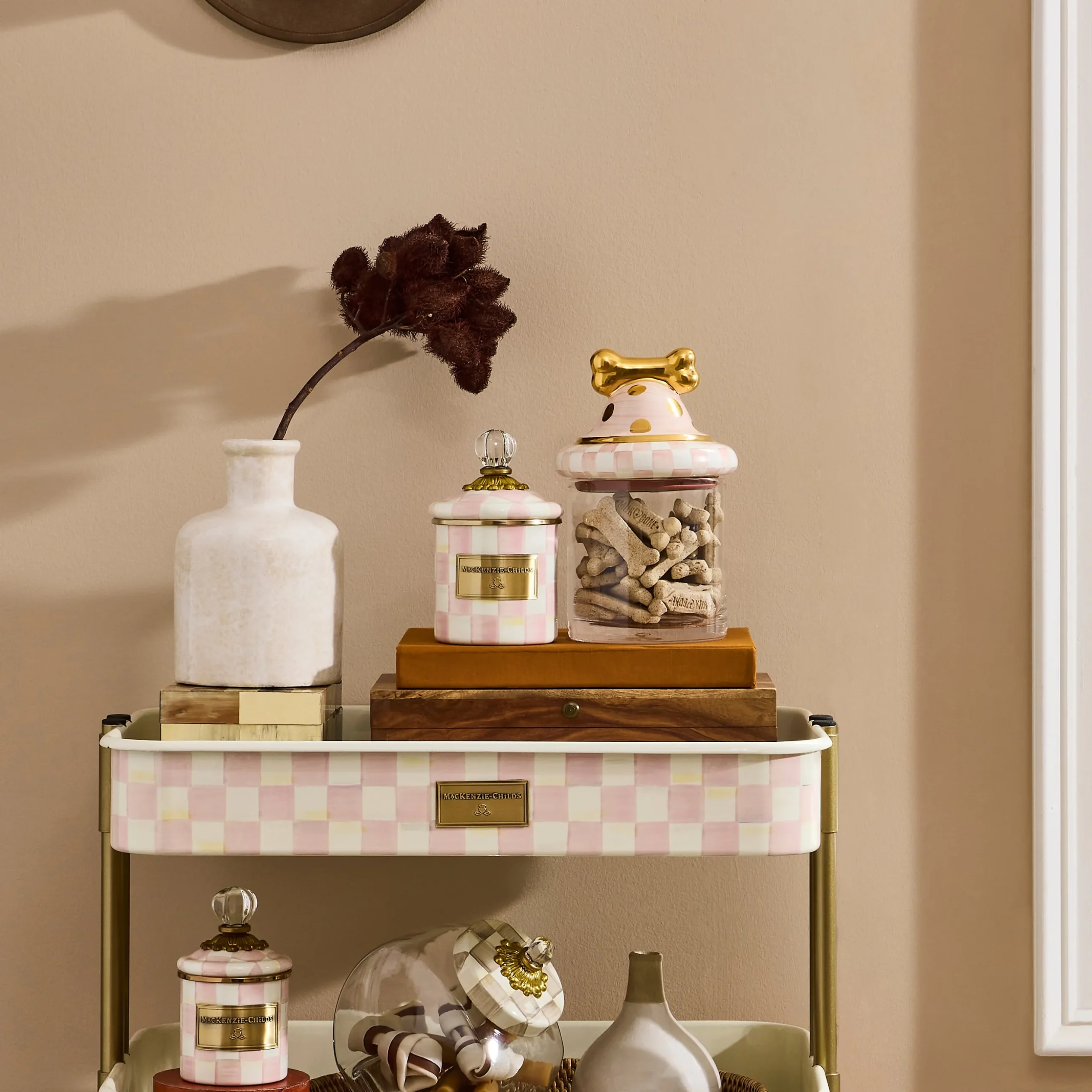 Rosy Check Canine Cookie Jar