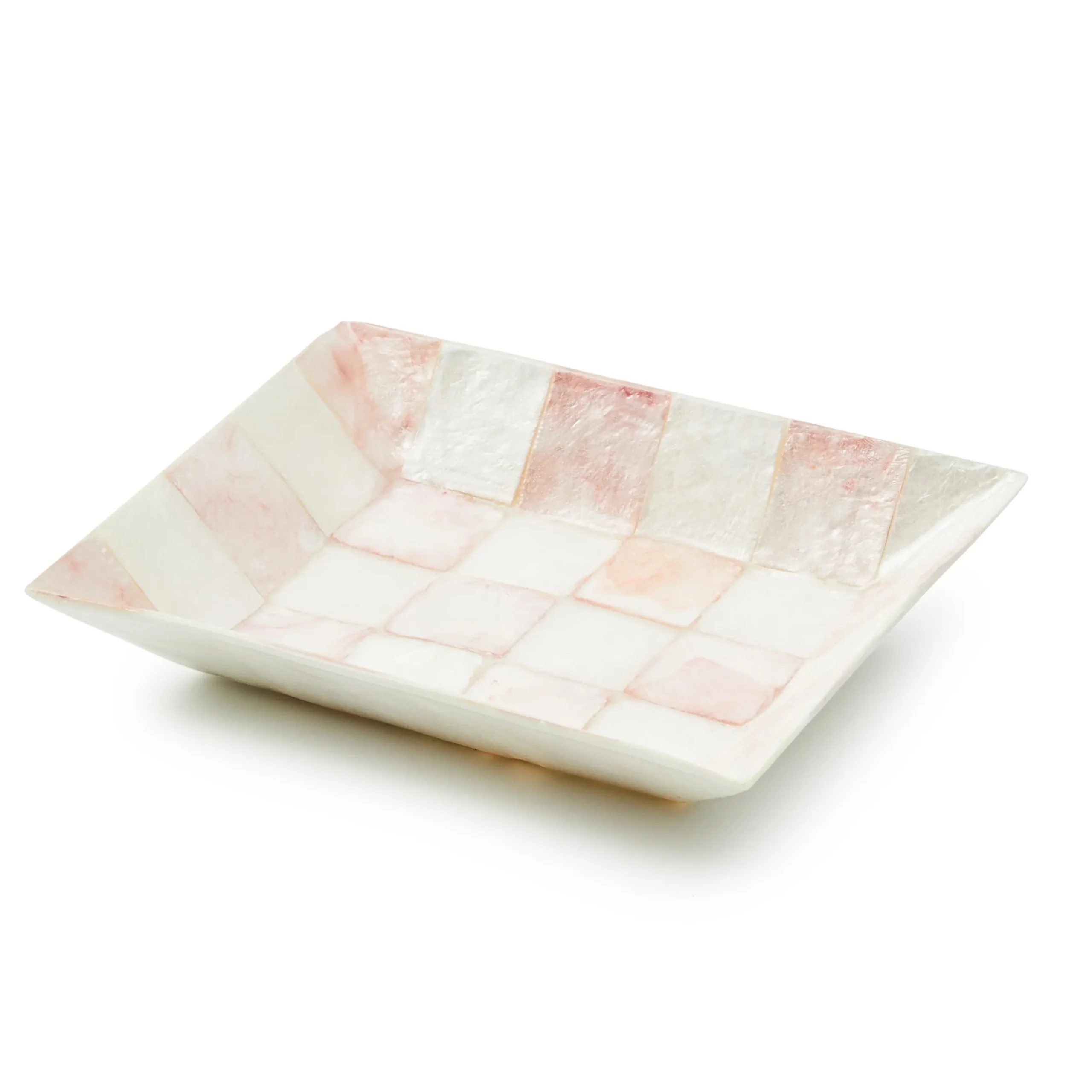 Rosy Check Capiz Soap Dish