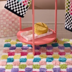 Rosy Check Capiz Vanity Tray