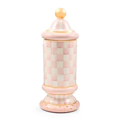 Rosy Check Ceramic Column Canister