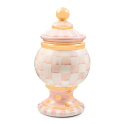 Rosy Check Ceramic Globe Canister