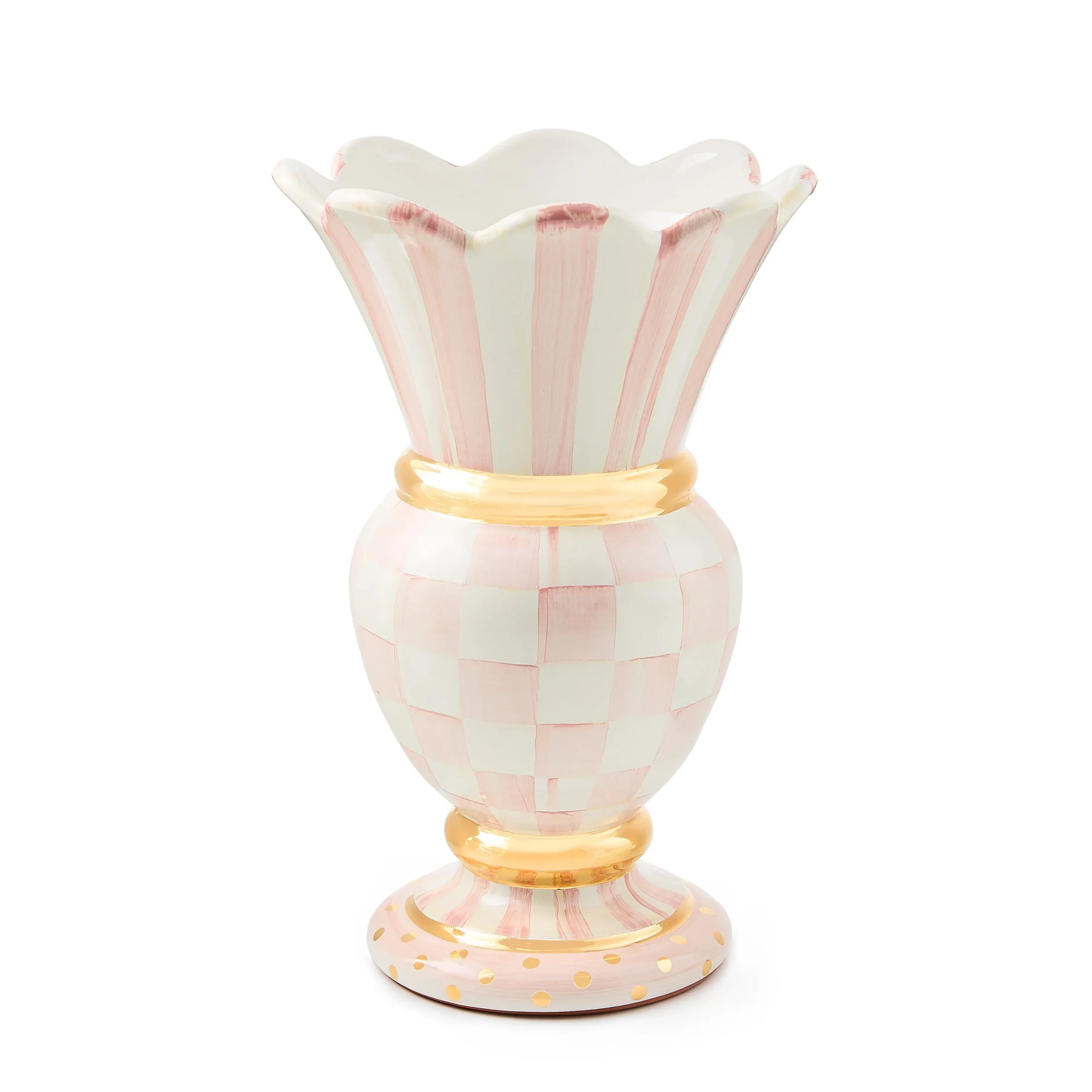 Rosy Check Ceramic Great Vase