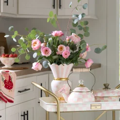 Rosy Check Ceramic Great Vase