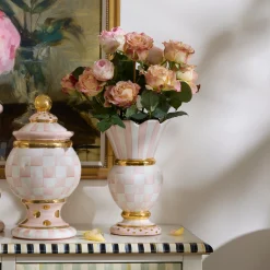 Rosy Check Ceramic Great Vase