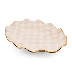 Rosy Check Ceramic Large Serving Platter