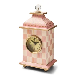 Rosy Check Desk Clock