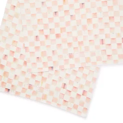 Rosy Check Dish Towel