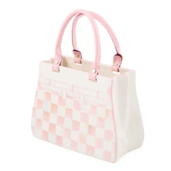 Rosy Check Doodles Handbag Vase