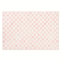 Rosy Checkered 5' x 7'6