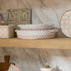 Rosy Check Everyday Large Oval Baker