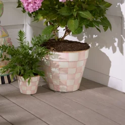 Rosy Check Extra Large Garden Pot