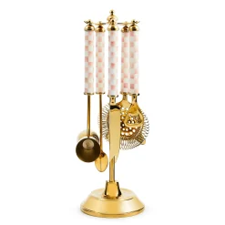 Rosy Check 3260 Gold Bar Tool Set