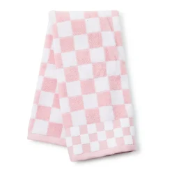 Rosy Check Hand Towel