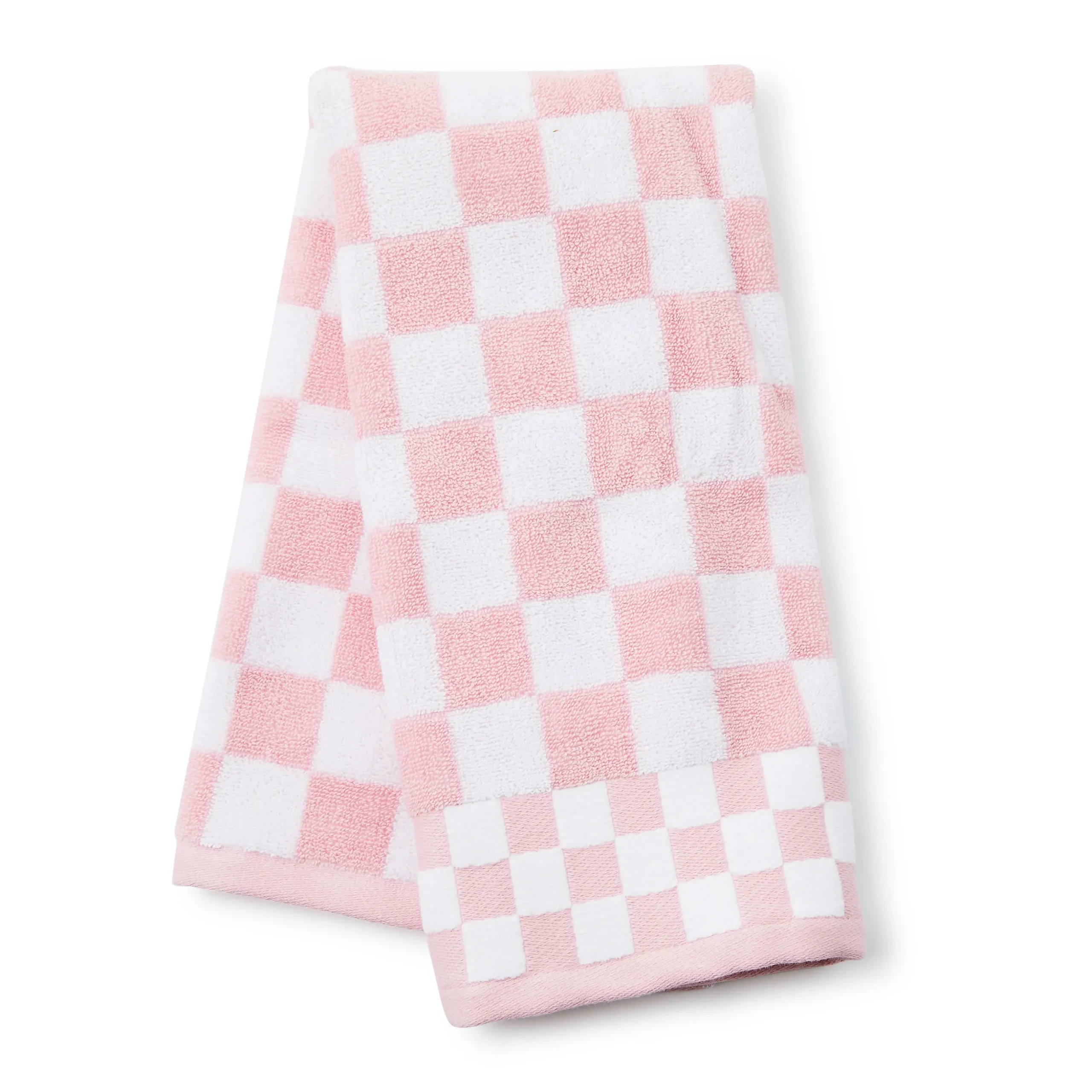 Rosy Check Hand Towel