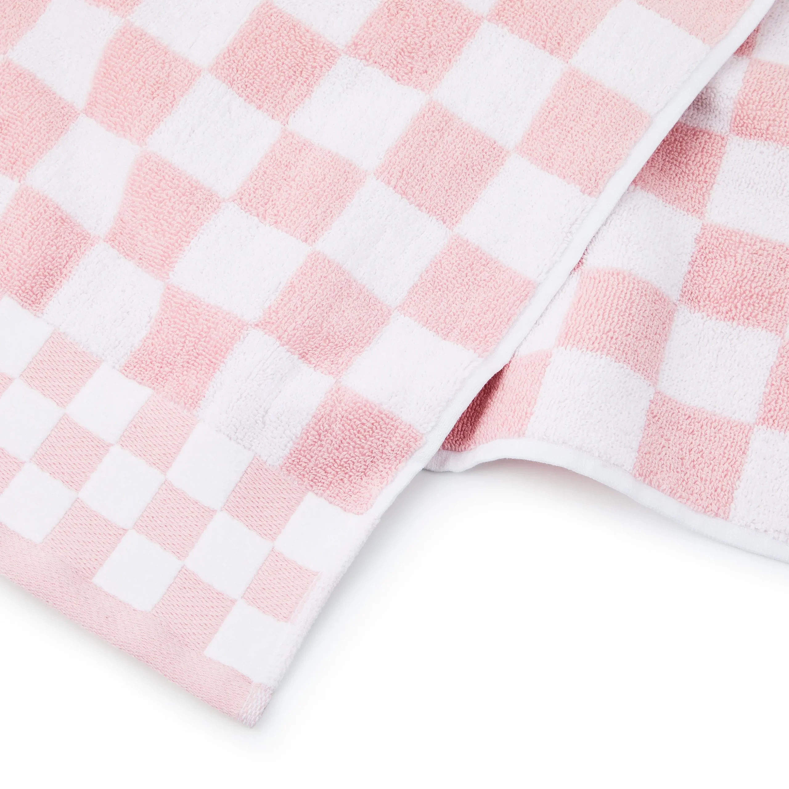 Rosy Check Hand Towel