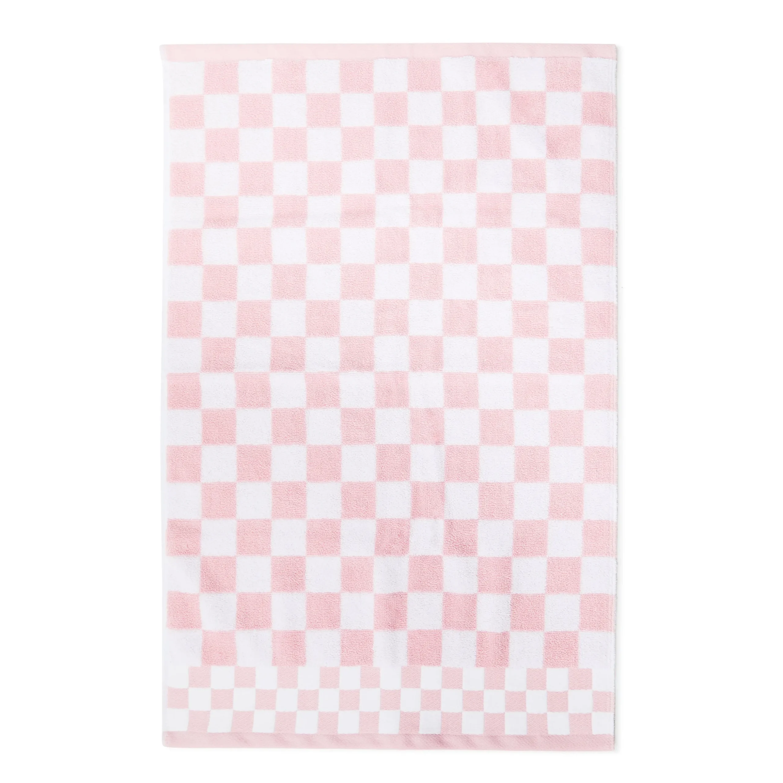 Rosy Check Hand Towel