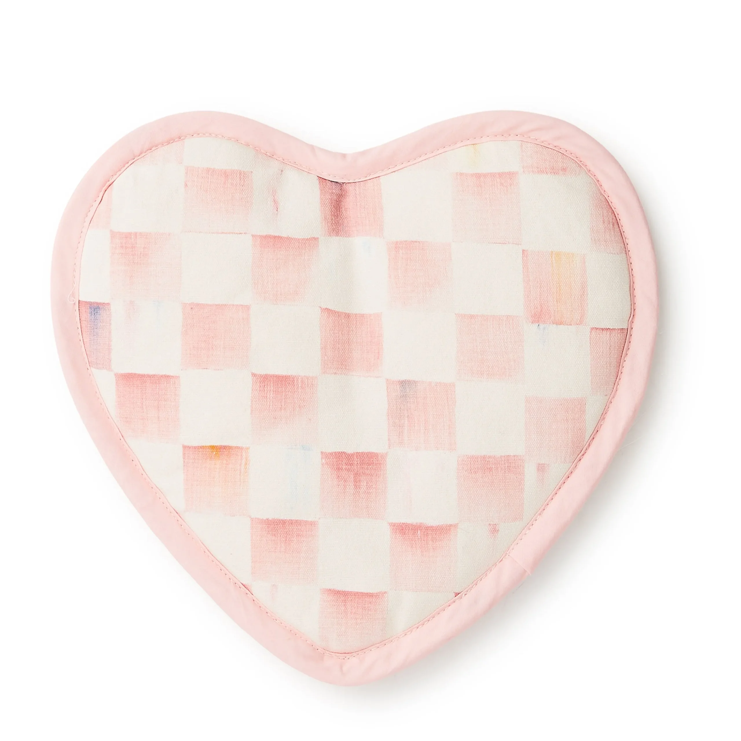 Rosy Check Heart Potholder