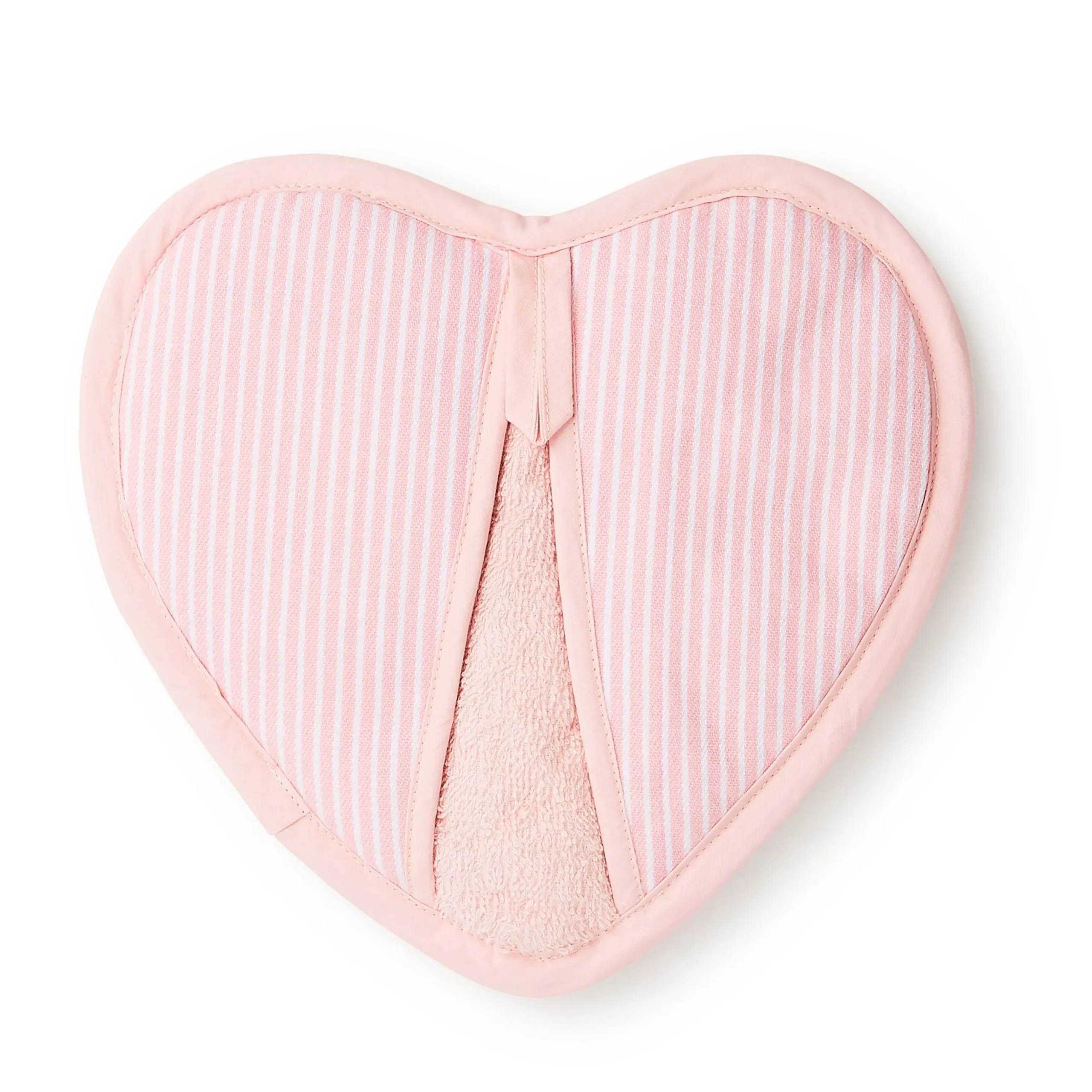 Rosy Check Heart Potholder