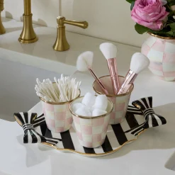 Rosy Check Herb Pots, Set of 3