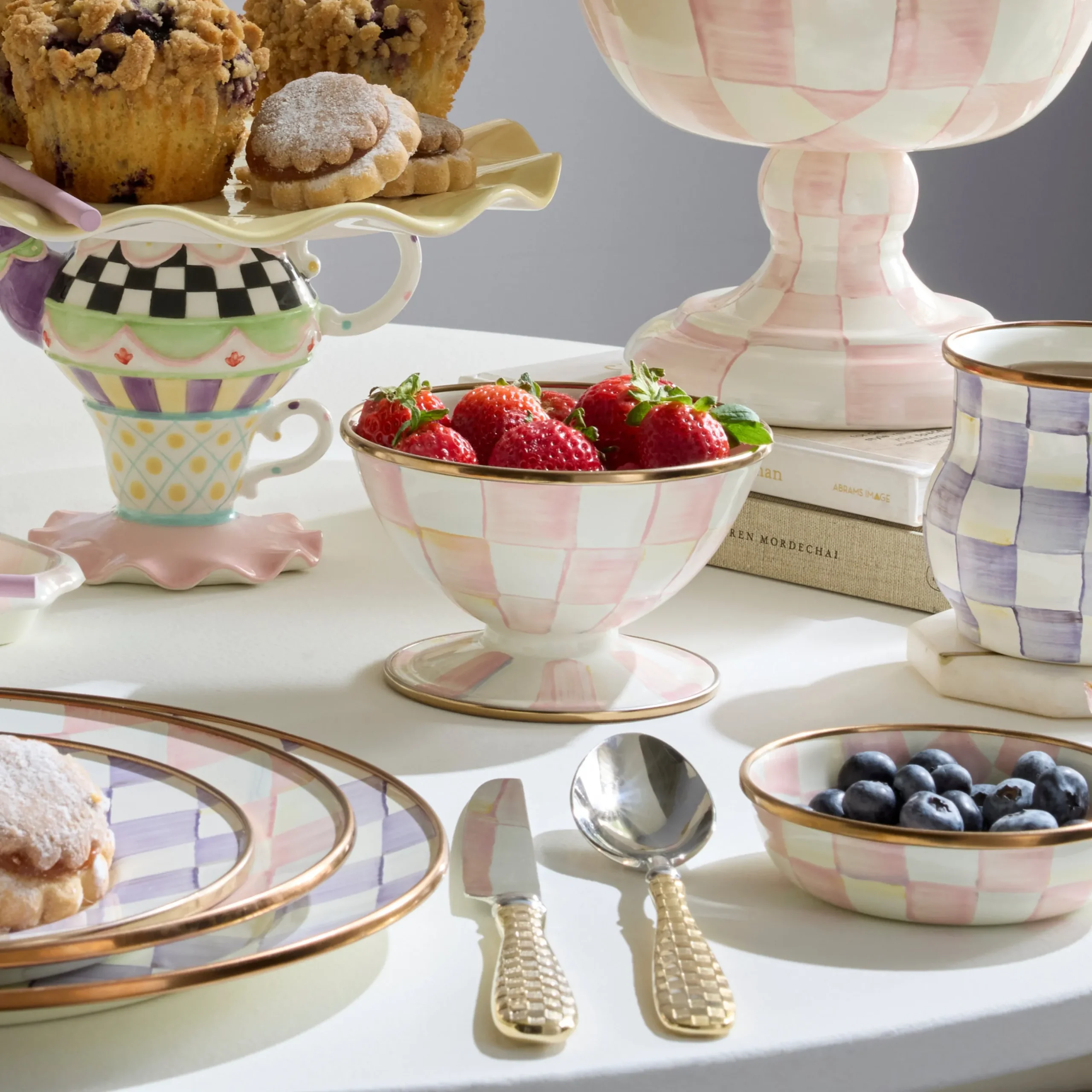 Rosy Check Ice Cream Dish