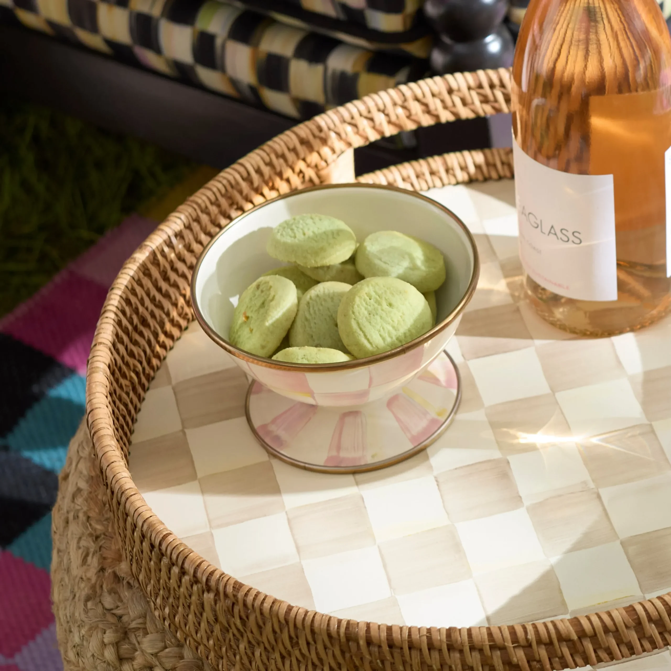 Rosy Check Ice Cream Dish