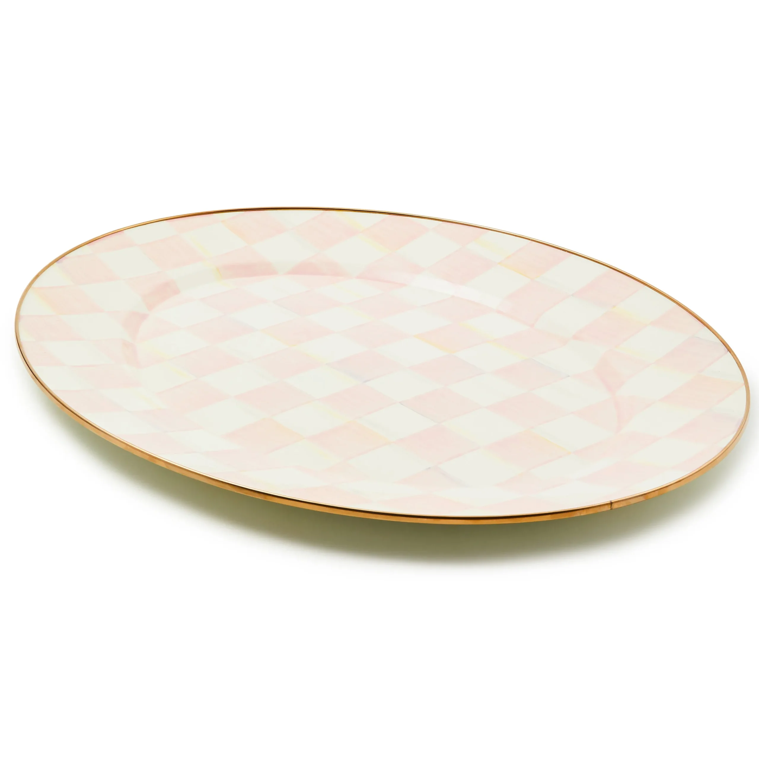 Rosy Check Large Oval Platter