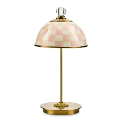 Rosy Check LED Rechargeable Dome Table Lamp