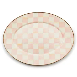 Rosy Check Medium Oval Platter