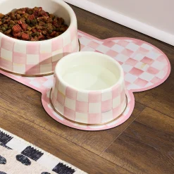 Rosy Check Medium Pet Dish