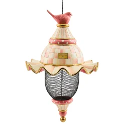 Rosy Check Pendant Bird Feeder