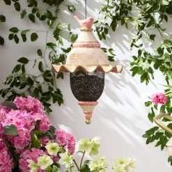 Rosy Check Pendant Bird Feeder