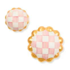 Rosy Check Petit Four Round Knob