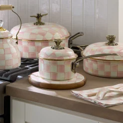 Rosy Check 1 Qt. Saucepan