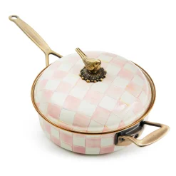 Rosy Check 3 Qt. Saute Pan
