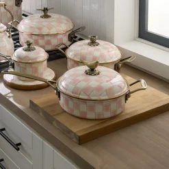 Rosy Check 3 Qt. Saute Pan
