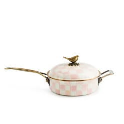 Rosy Check 3 Qt. Saute Pan