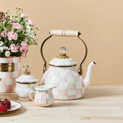 Rosy Check 2 Quart Tea Kettle