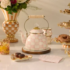 Rosy Check 2 Quart Tea Kettle