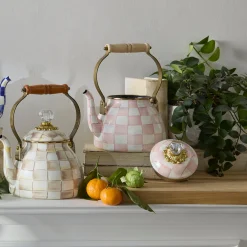 Rosy Check 2 Quart Tea Kettle