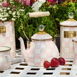 Rosy Check 2 Quart Tea Kettle