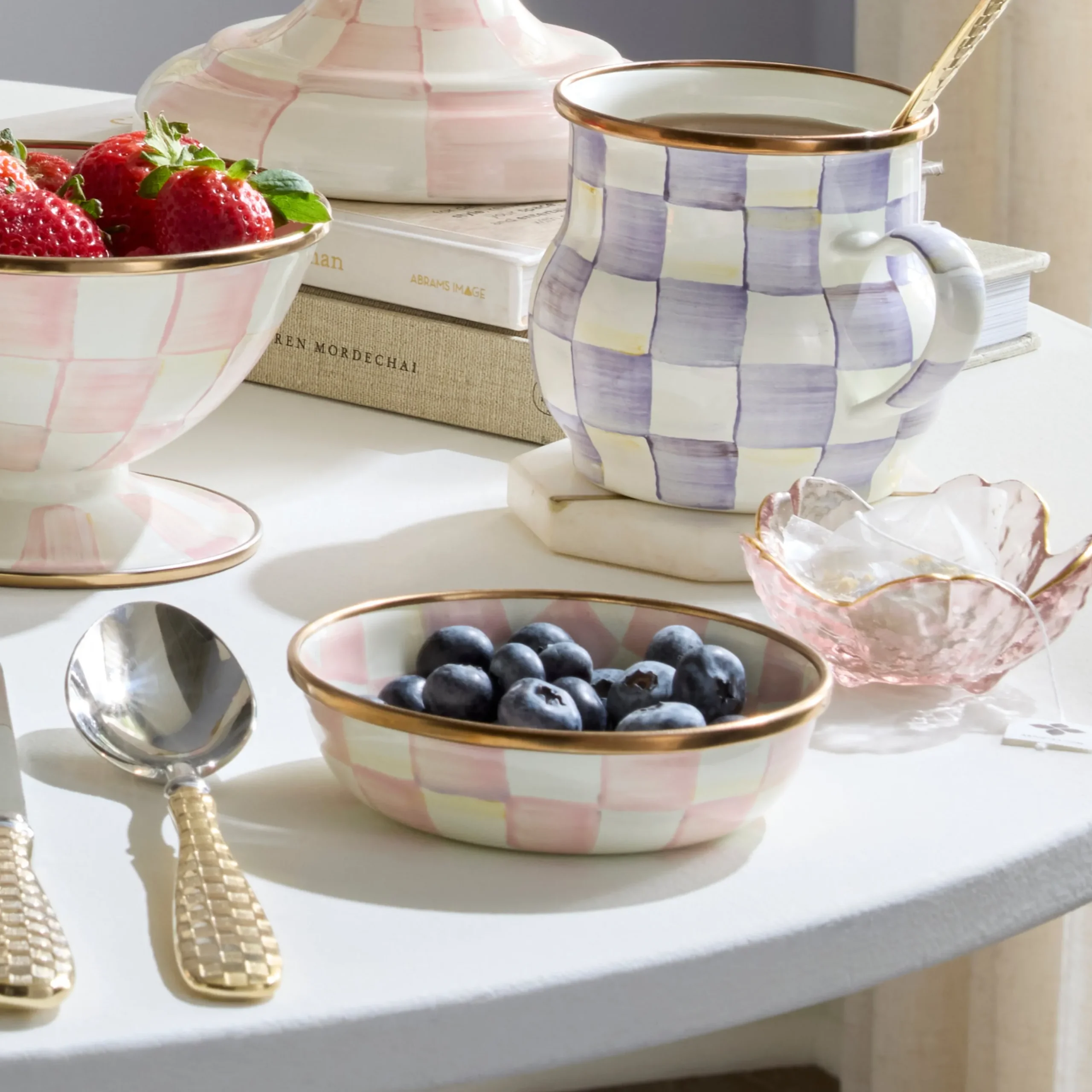 Rosy Check Relish Dish