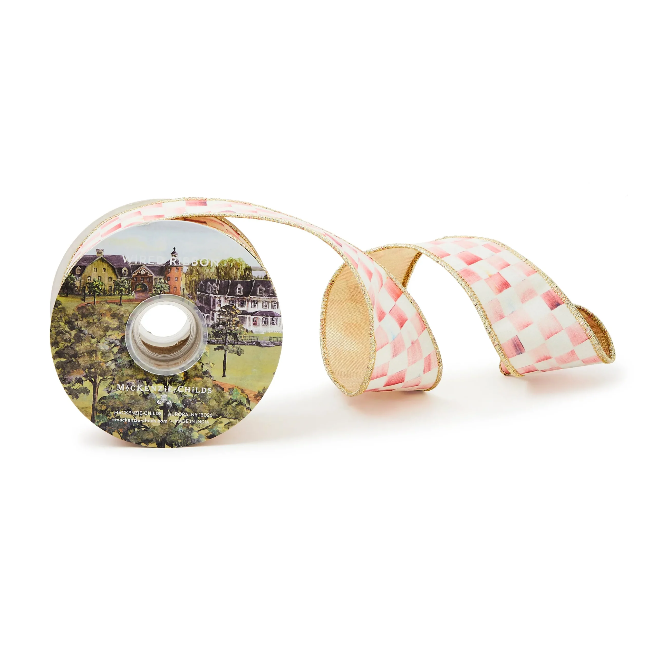 Rosy Check 2" Ribbon